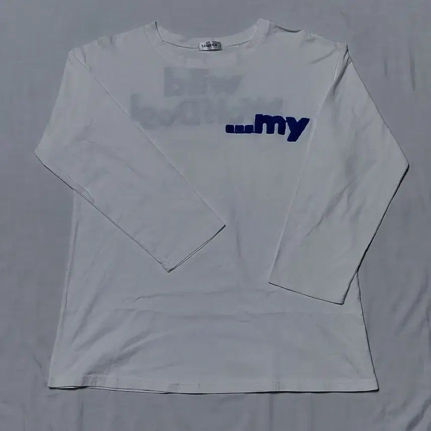 [BUNJANG] SHEENA Wild WolfDog Chenille Embroidered T-shirt / (M) SHEENA 레트로 팝 늑대 입체자수 티셔츠