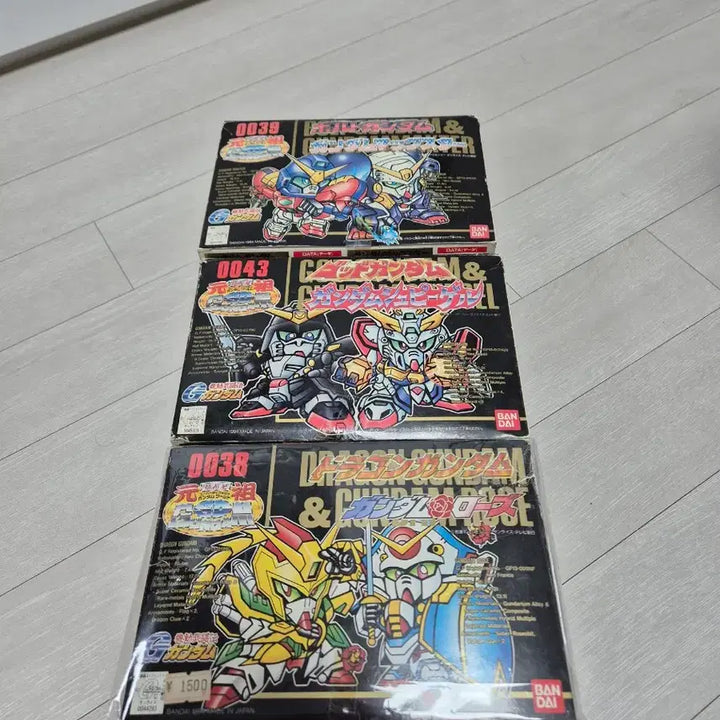 [BUNJANG] SD Gundam Mobile Fighter Set / 원조 SD 건담 기동무투전 3종셋트