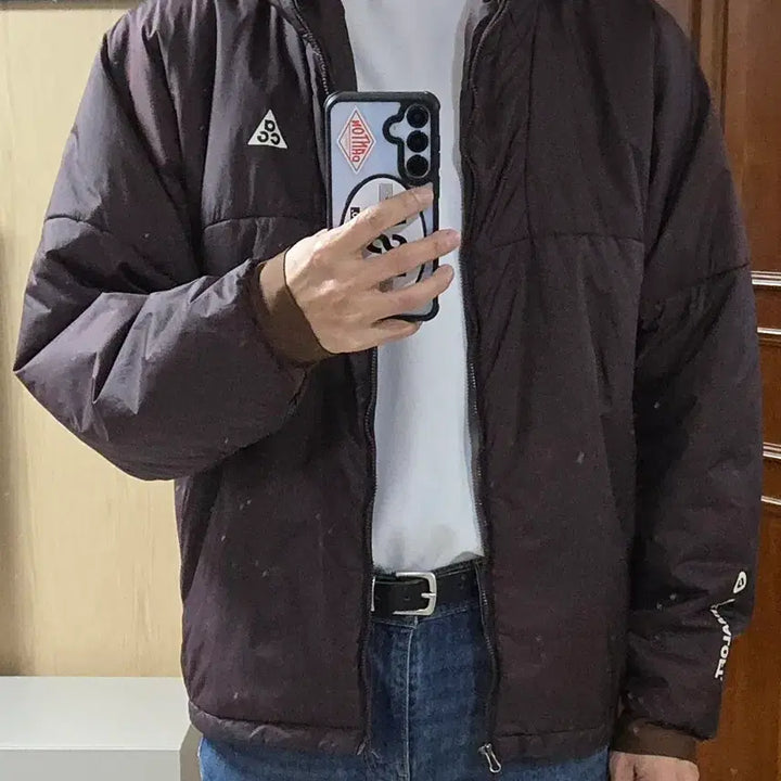 [BUNJANG] Nike ACG Therma-FIT Roped Duffel Brown / (착샷) 나이키 acg 써마핏 로프드도프 브라운