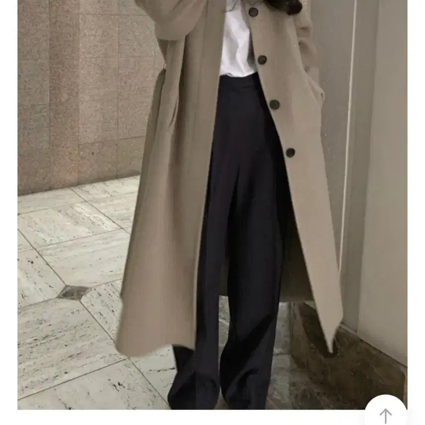 [BUNJANG] Obedon Beige Long Coat / 오브던 베이지 롱코트 (알파 캐시 롱코트)_아담