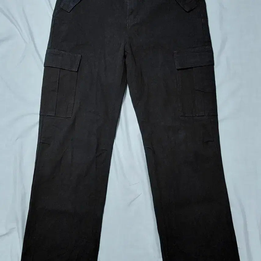 [BUNJANG] MANFINITY Black Cargo Pants (Size 34) / [SIZE 34] 맨피니티 블랙 카고 팬츠