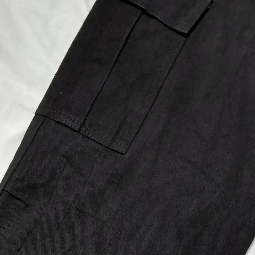 [BUNJANG] MANFINITY Black Cargo Pants (Size 34) / [SIZE 34] 맨피니티 블랙 카고 팬츠