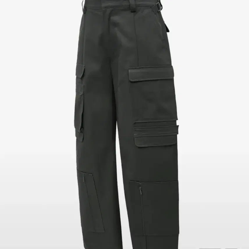 [BUNJANG] Elmood Cargo Pocket Work Pants Cement / 엘무드 팟 카고 포켓 워크 팬츠 시멘트