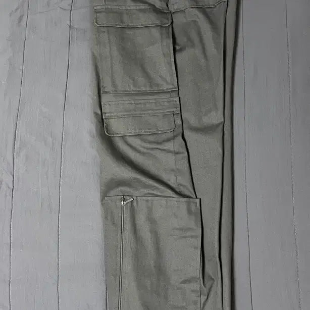 [BUNJANG] Elmood Cargo Pocket Work Pants Cement / 엘무드 팟 카고 포켓 워크 팬츠 시멘트