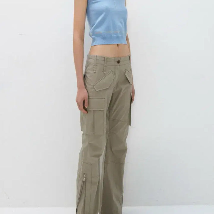 [BUNJANG] S/E/O Slim Pocket Pants Khaki / (새상품) S/E/O SLIM POCKET PANTS KHAKI
