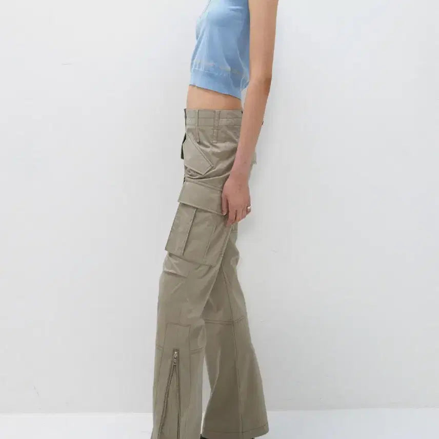 [BUNJANG] S/E/O Slim Pocket Pants Khaki / (새상품) S/E/O SLIM POCKET PANTS KHAKI