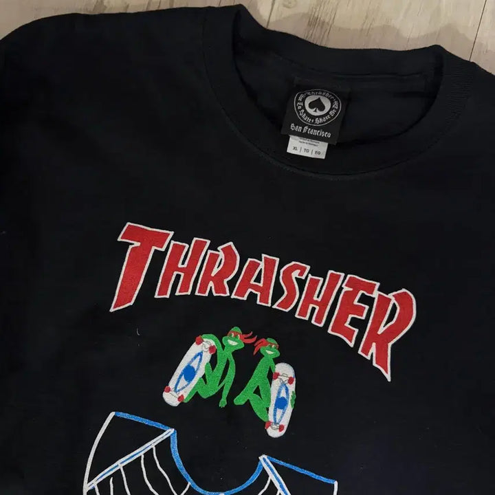 [BUNJANG] THRASHER Ninja Long Sleeve Black XL / [XL] 트레셔 닌자 롱슬리브 블랙 새상품