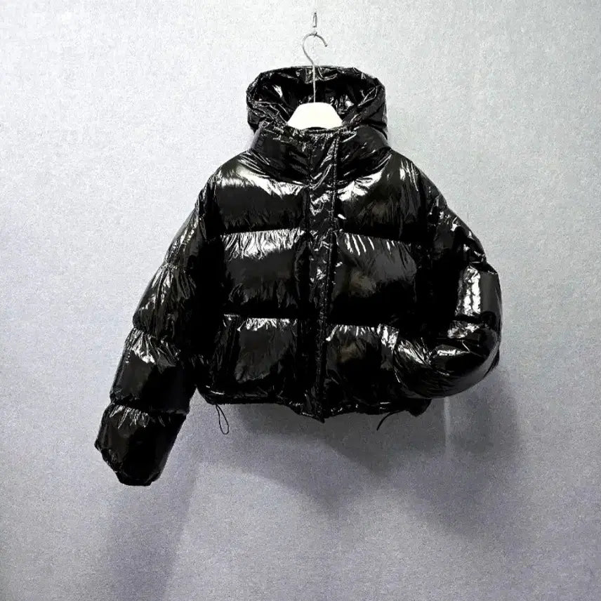 [BUNJANG] Our Wave Glossy Hooded Padding Jacket / 새상품)  아워웨이브  our wave 글로시 후드패딩