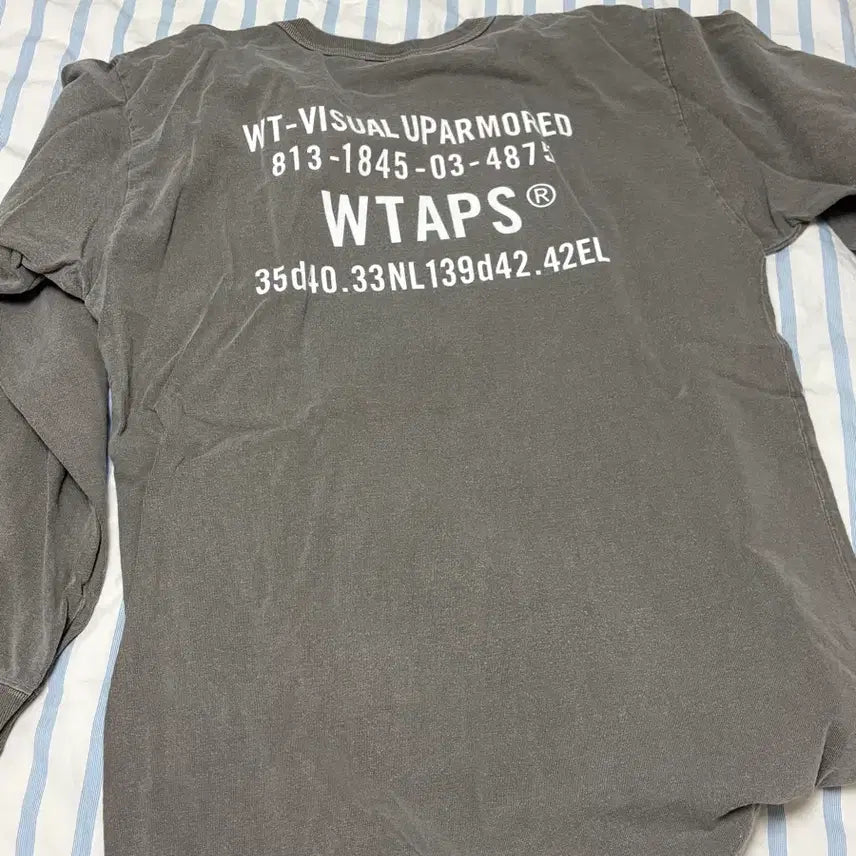 [BUNJANG] WTAPS Design Long Sleeve / 더블탭스 디자인 롱슬리브