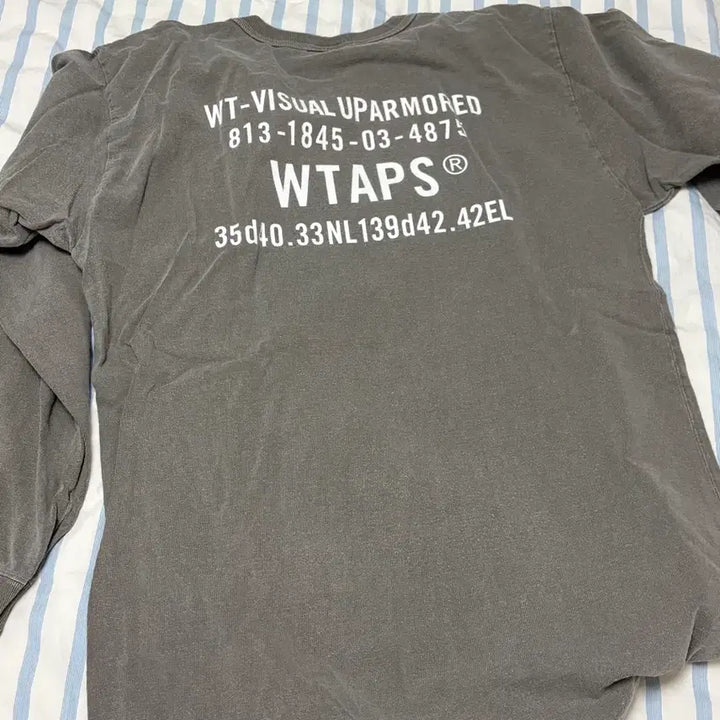 [BUNJANG] WTAPS Design Long Sleeve / 더블탭스 디자인 롱슬리브