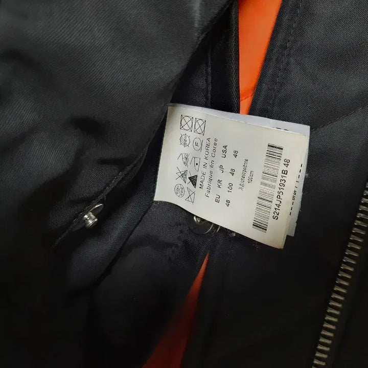 [BUNJANG] Solid Homme MA-1 Jacket Black (Size 48) / 솔리드옴므 MA 1 마원 블랙 48사이즈
