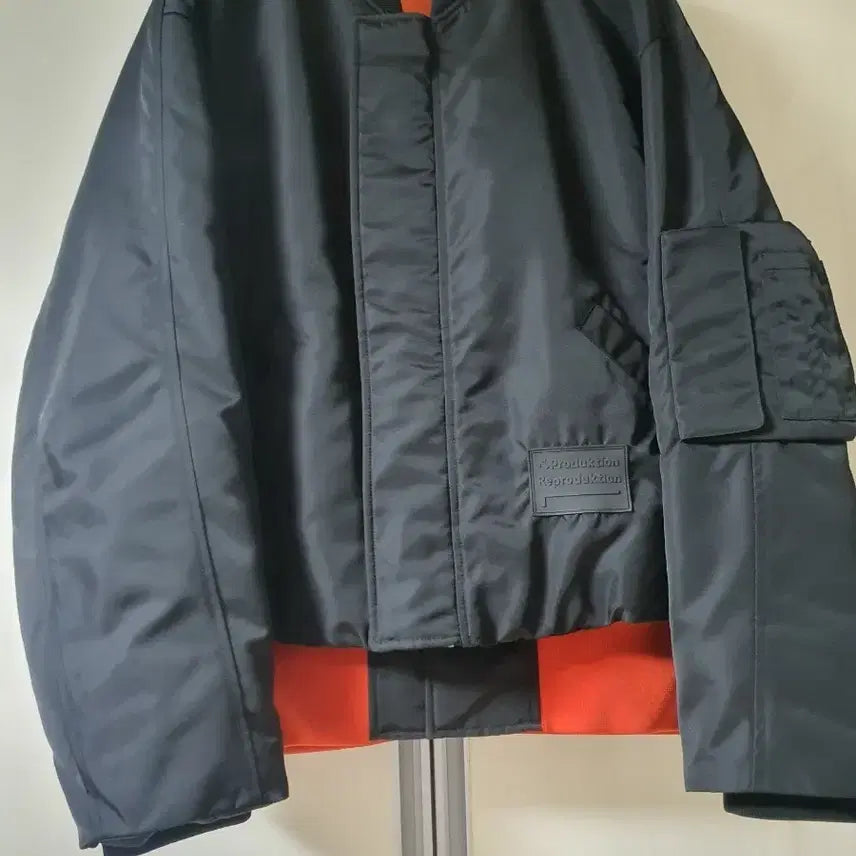 [BUNJANG] Solid Homme MA-1 Jacket Black (Size 48) / 솔리드옴므 MA 1 마원 블랙 48사이즈