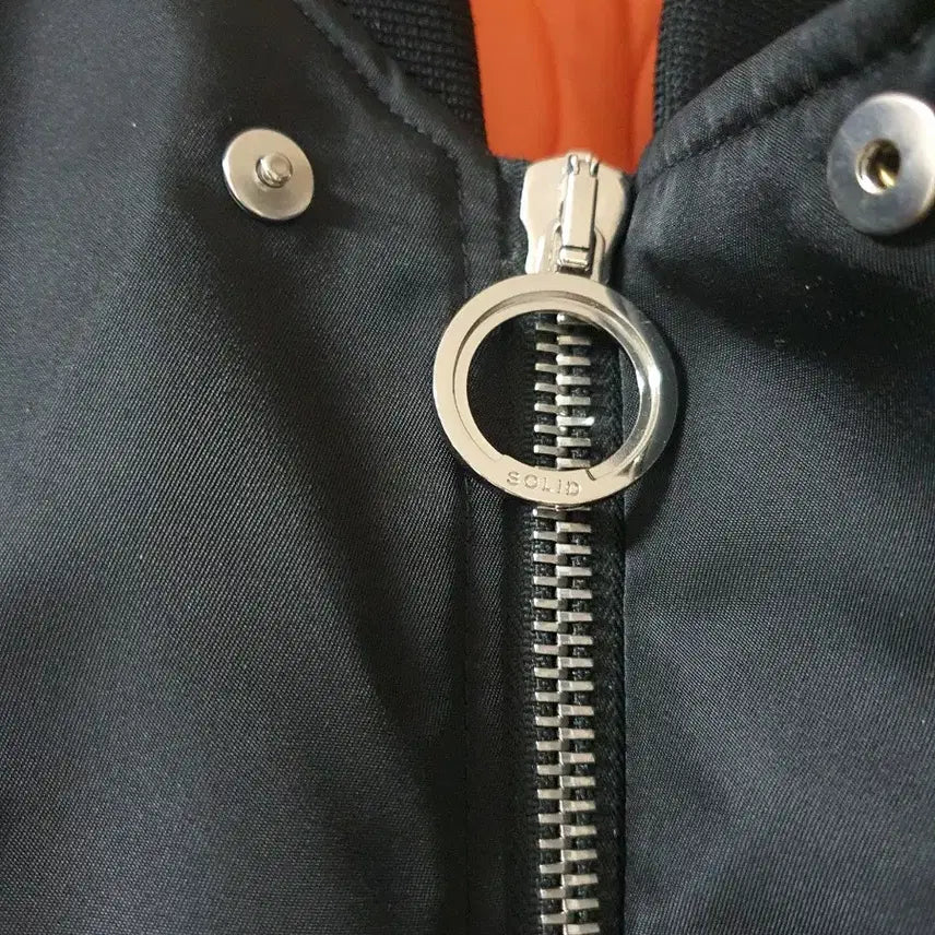 [BUNJANG] Solid Homme MA-1 Jacket Black (Size 48) / 솔리드옴므 MA 1 마원 블랙 48사이즈