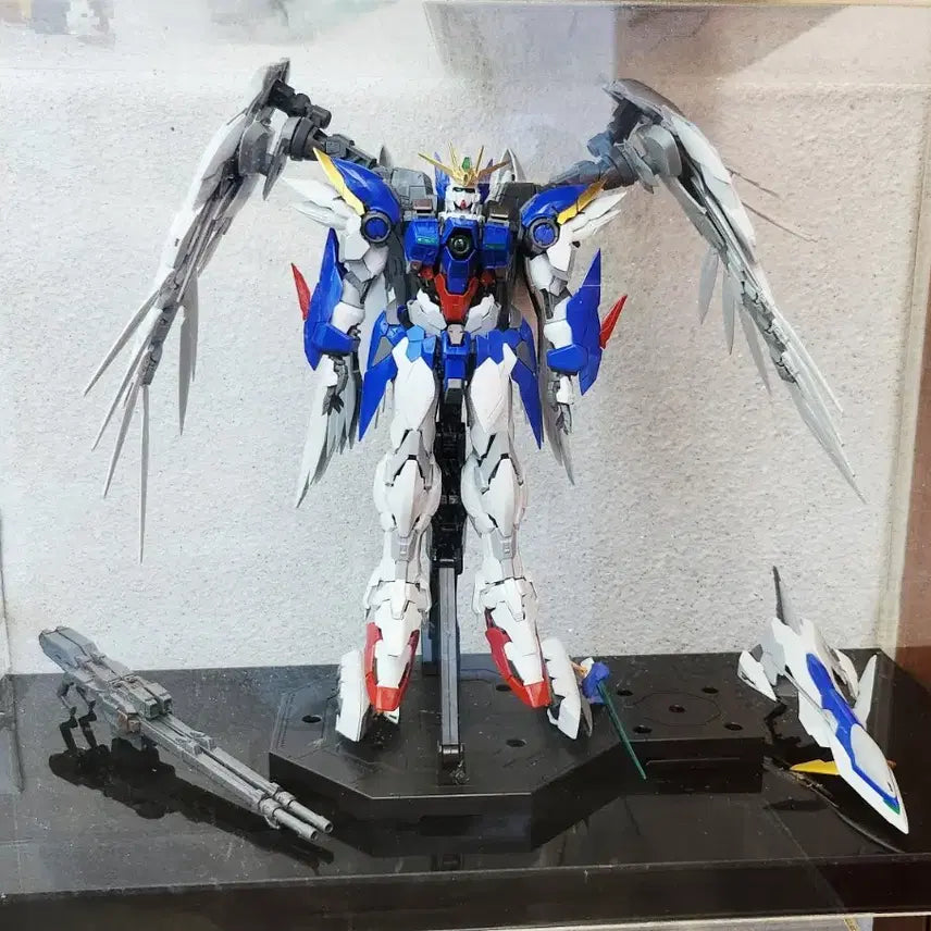 [BUNJANG] Bandai HIRM God Gundam &amp; Wing Zero EW Model Kit Bundle (4 Units) / 반다이 HIRM 갓건담. 윙제로 등 가조립 4기 일괄