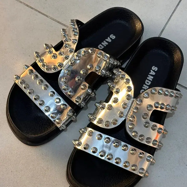[BUNJANG] Sandro Studded Sandals / 산드로 샌들 sandro 신발 슬리퍼 스터드