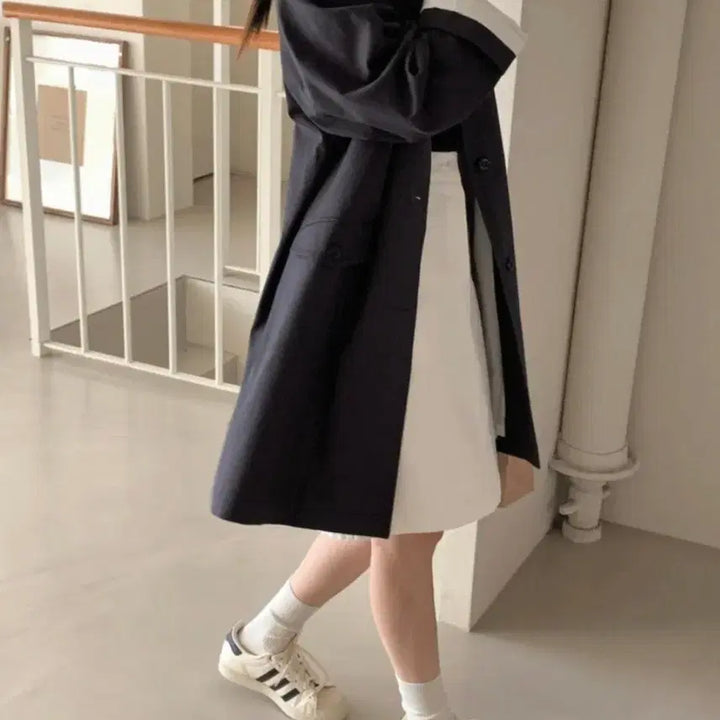 [BUNJANG] Brunch Charcoal Trench Jacket / br 브런치 바바리 트렌치 쟈켓