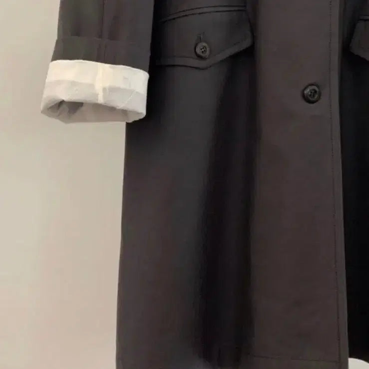 [BUNJANG] Brunch Charcoal Trench Jacket / br 브런치 바바리 트렌치 쟈켓