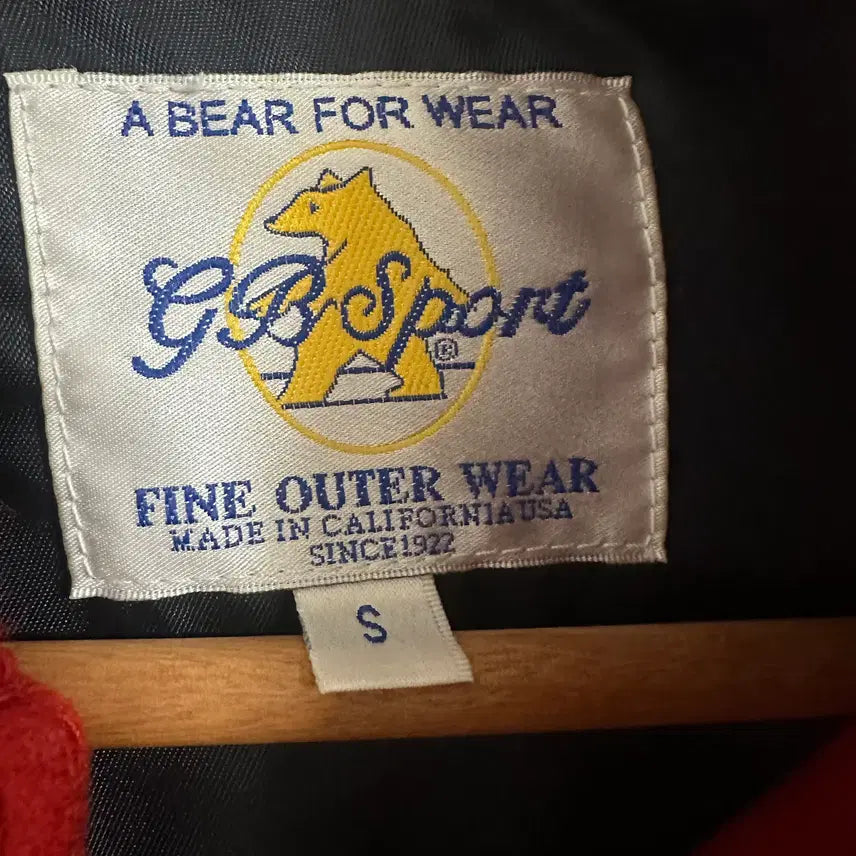 [BUNJANG] Golden Bear Varsity Jacket Red S / 골든베어 바시티 자켓 레드 S