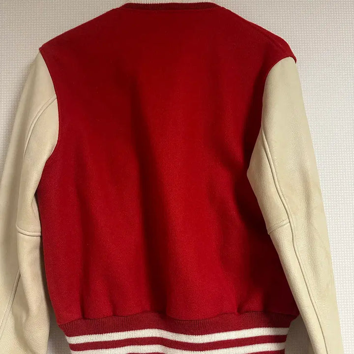 [BUNJANG] Golden Bear Varsity Jacket Red S / 골든베어 바시티 자켓 레드 S