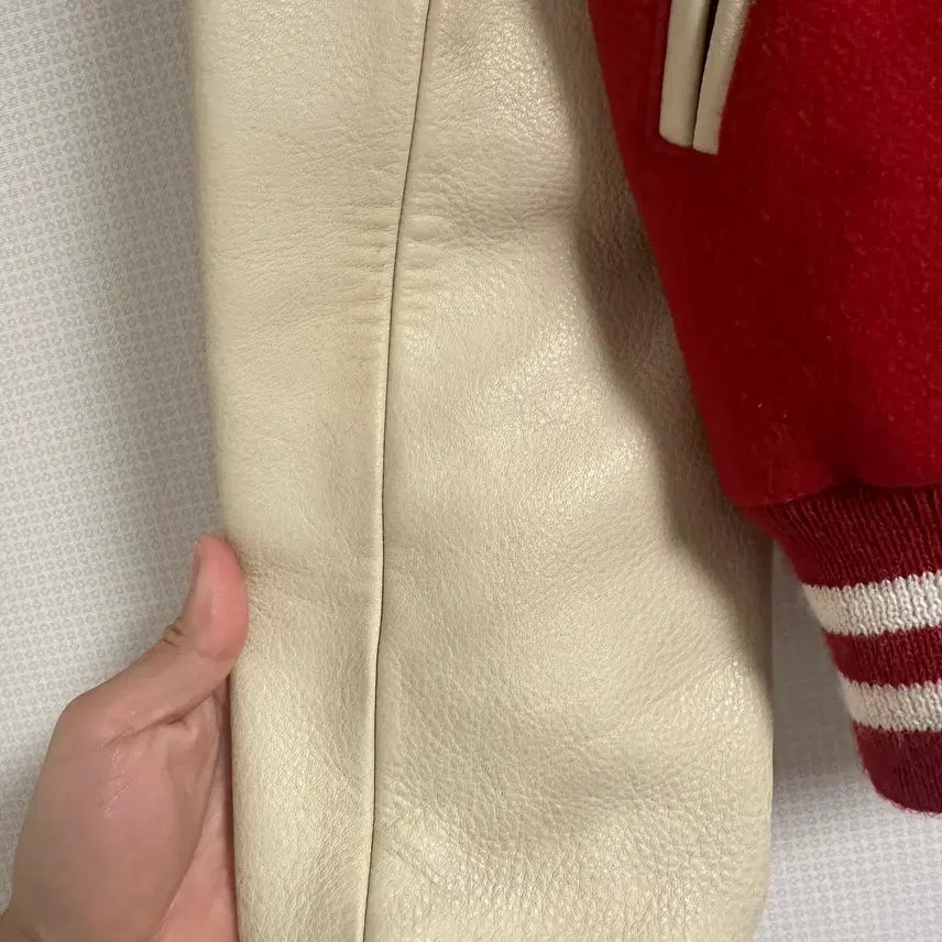 [BUNJANG] Golden Bear Varsity Jacket Red S / 골든베어 바시티 자켓 레드 S