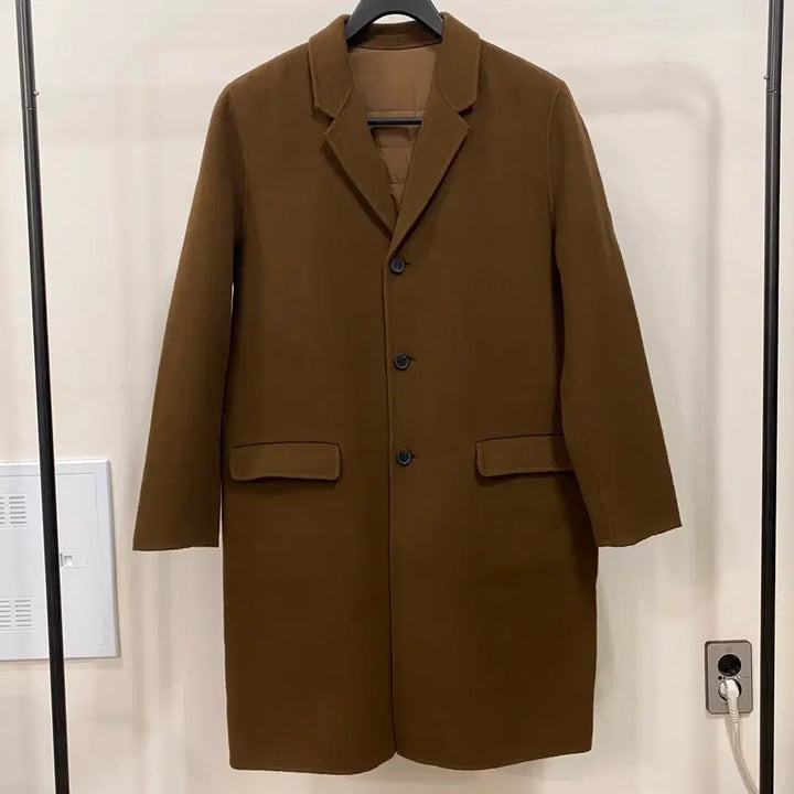 [BUNJANG] Frontrow Padded Pure Wool Coat Camel / <L> 프론트로우 패디드 퓨어 울 코트 카멜