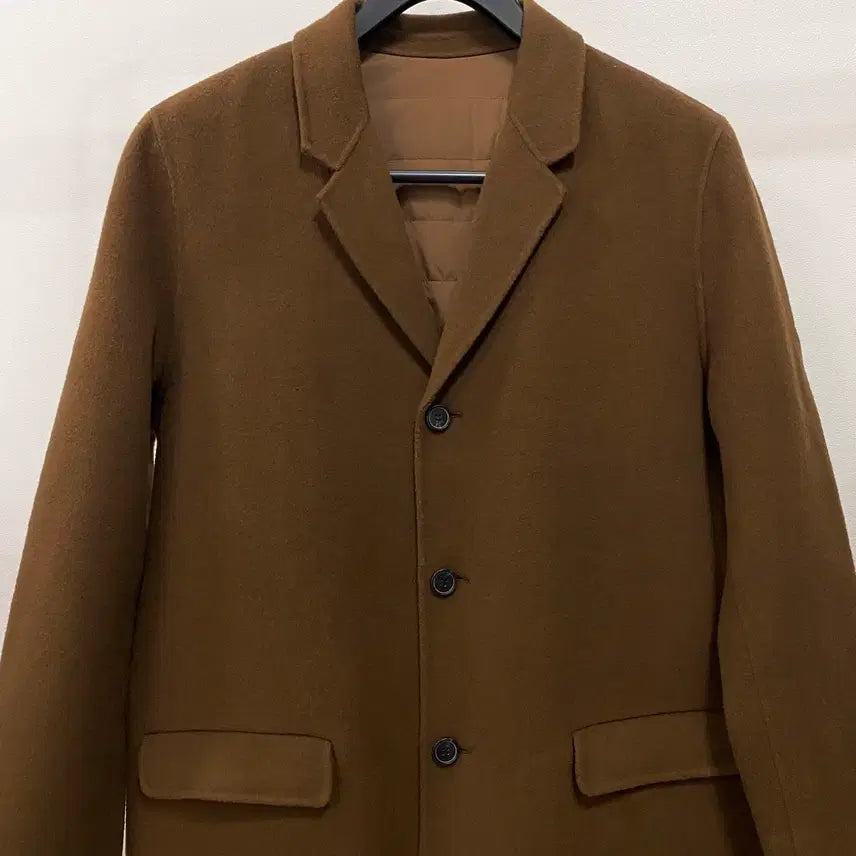 [BUNJANG] Frontrow Padded Pure Wool Coat Camel / <L> 프론트로우 패디드 퓨어 울 코트 카멜