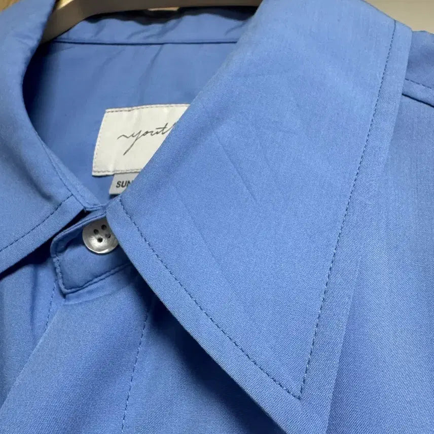 [BUNJANG] Youth Side Slit Half Shirt / 유스 사이드 슬릿 하프셔츠