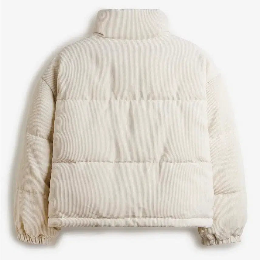 [BUNJANG] Who.A.U Steve Corduroy Short Puffer Jacket / 후아유 스티브 코듀로이 숏푸퍼 숏패딩