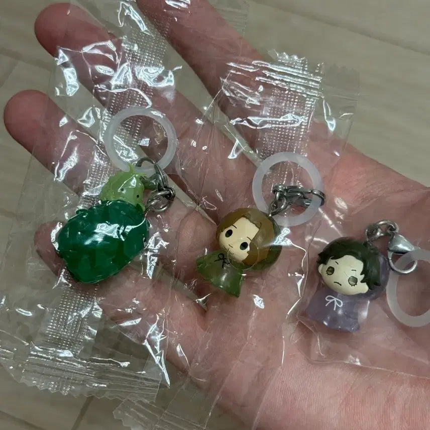 [BUNJANG] Mejilushi Character Figure Keychain Set (3 Types) / 메지루시 캐릭터 피규어 키링 3종 세트