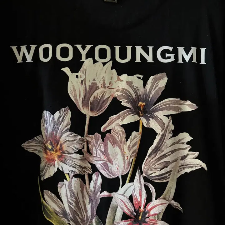 [BUNJANG] Wooyoungmi Flower Back Logo T-shirt / [52, 새상품급] 우영미 플라워 백로고 반팔티셔츠