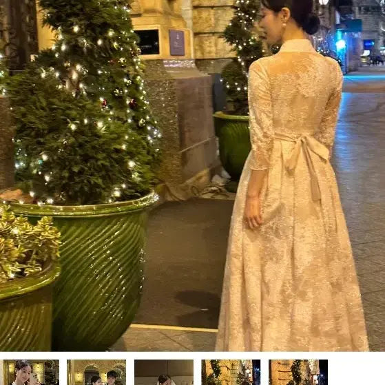 [BUNJANG] White Snow Flower K-Dress / 백색지 눈꽃1 k드레스