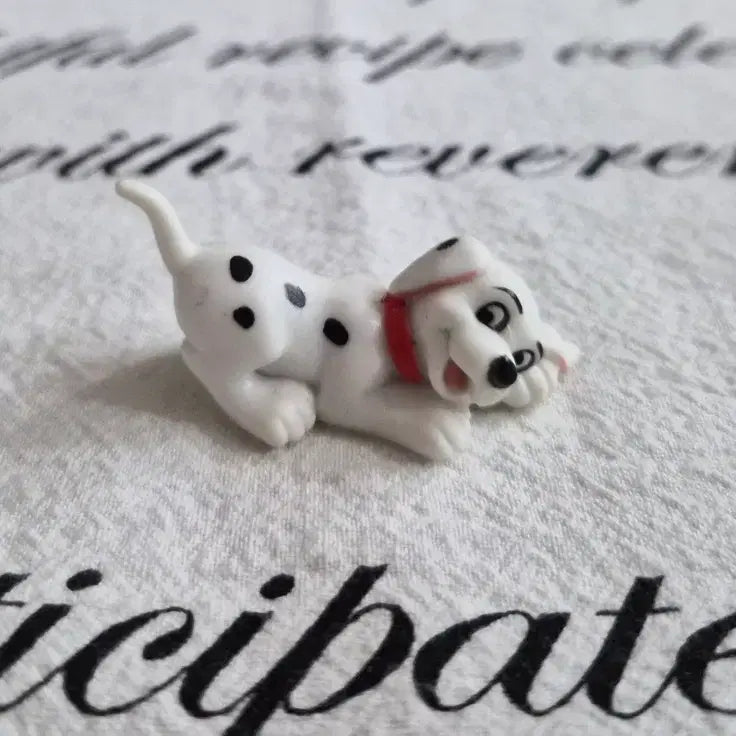 [BUNJANG] Disney Dalmatian Puppy Miniature Figure Set / 디즈니 달마시안 강아지 미니어처 피규어 세트