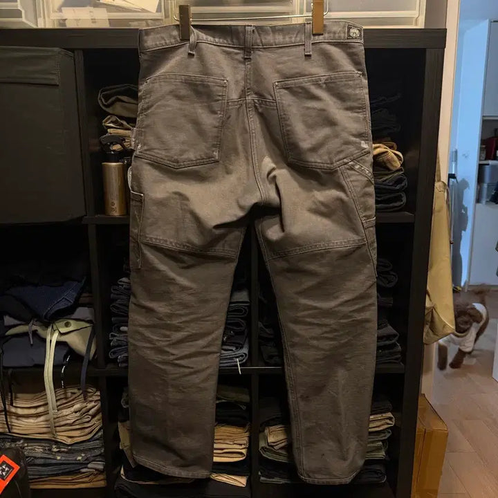 [BUNJANG] RRL Distressed Double Knee Pants 31x30 / RRL, 더블알엘, 디스트레스드 더블니 팬츠, 블랙 31x30