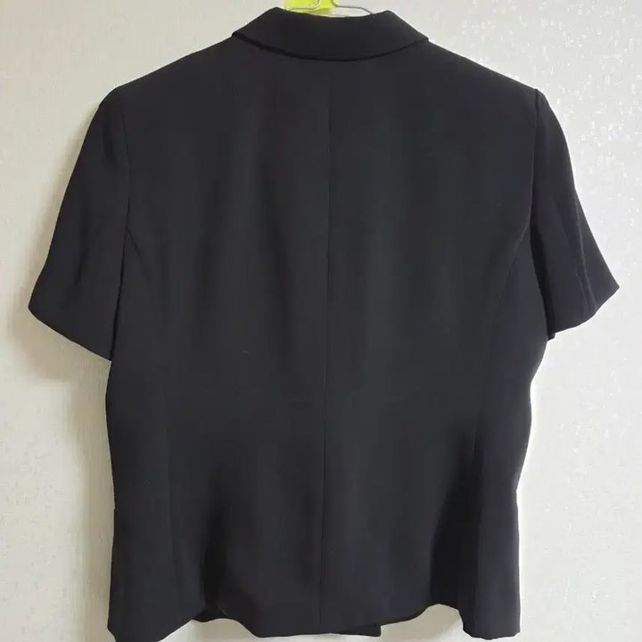 [BUNJANG] ORR Double-Breasted Short-Sleeve Jacket - Black / ORR 반팔 더블 자켓 블랙