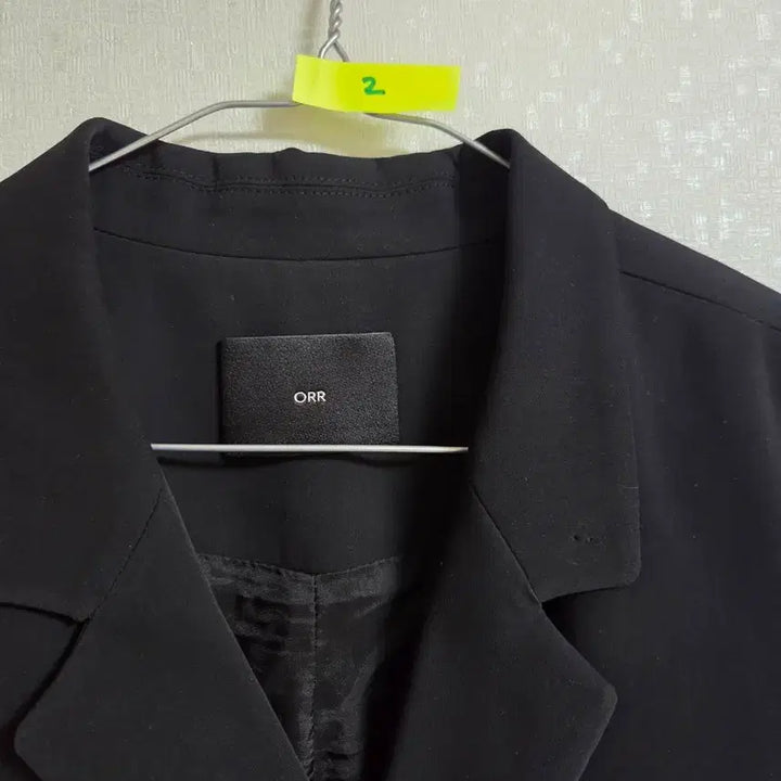[BUNJANG] ORR Double-Breasted Short-Sleeve Jacket - Black / ORR 반팔 더블 자켓 블랙