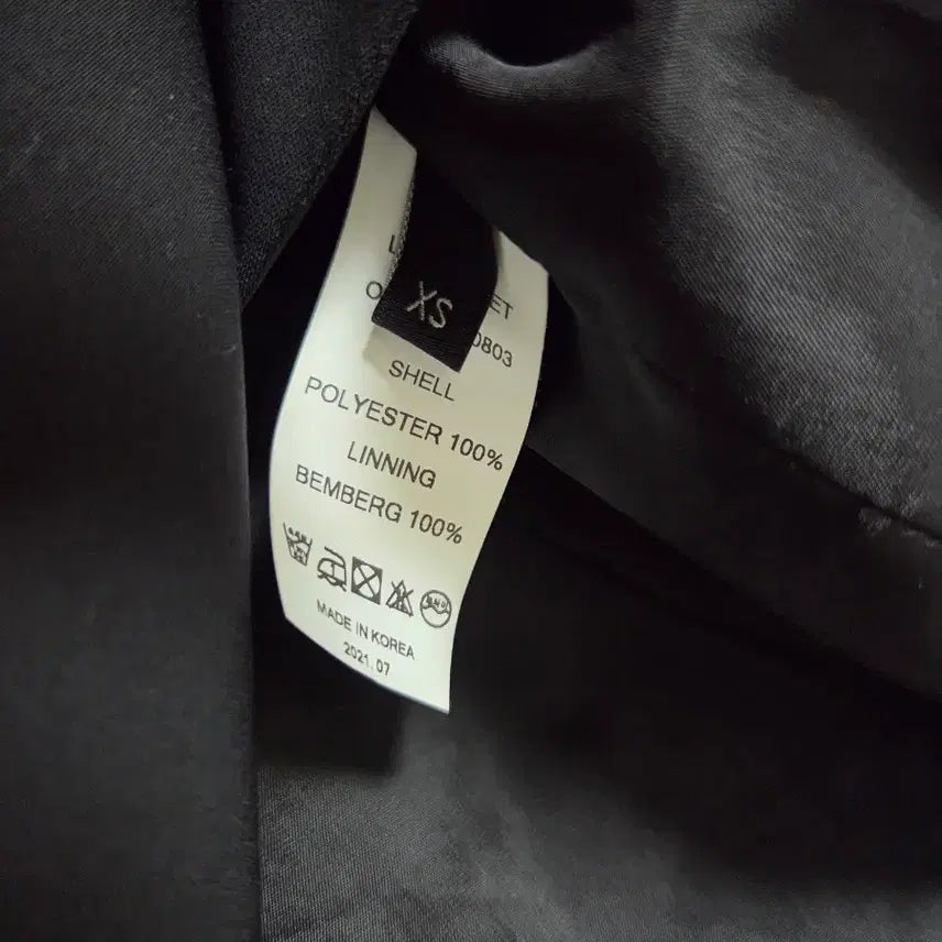 [BUNJANG] ORR Double-Breasted Short-Sleeve Jacket - Black / ORR 반팔 더블 자켓 블랙