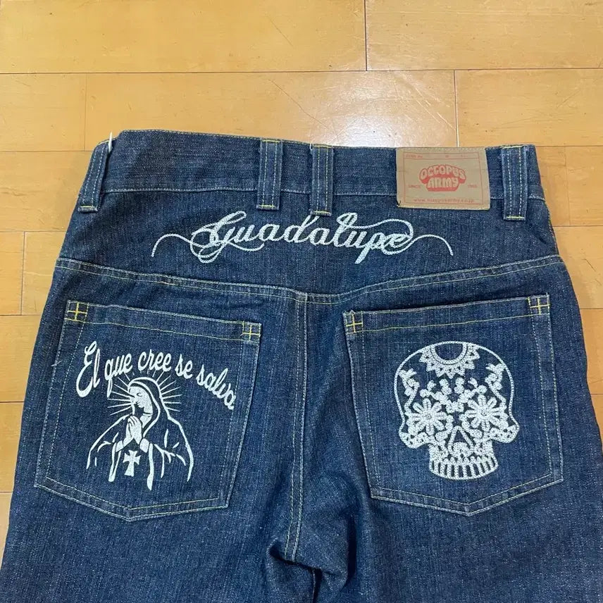 [BUNJANG] Vintage Denim Jeans / 빈티지 데님진 체인스티치 진 청바지 진청