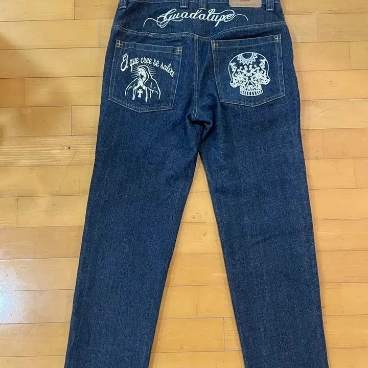 [BUNJANG] Vintage Denim Jeans / 빈티지 데님진 체인스티치 진 청바지 진청