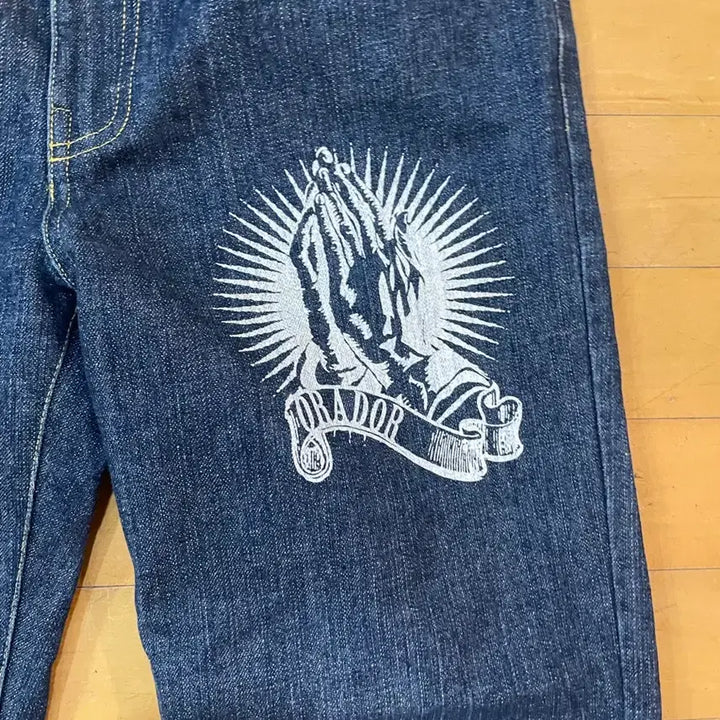 [BUNJANG] Vintage Denim Jeans / 빈티지 데님진 체인스티치 진 청바지 진청