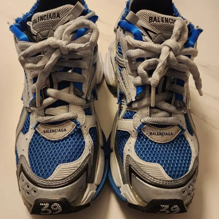 [BUNJANG] Balenciaga Runner Sneakers Blue White / [39]발렌시아가 러너 스니커즈 블루 화이트