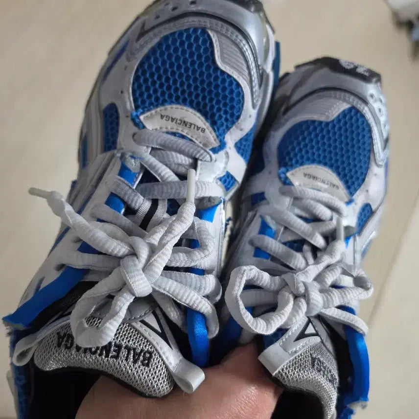 [BUNJANG] Balenciaga Runner Sneakers Blue White / [39]발렌시아가 러너 스니커즈 블루 화이트