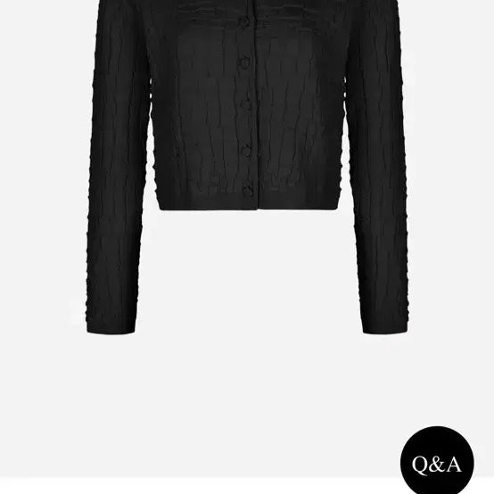 [BUNJANG] 더로랑 croc cardigan 크로커 가디건 블랙 S / 더로랑 croc cardigan 크로커 가디건 블랙 S
