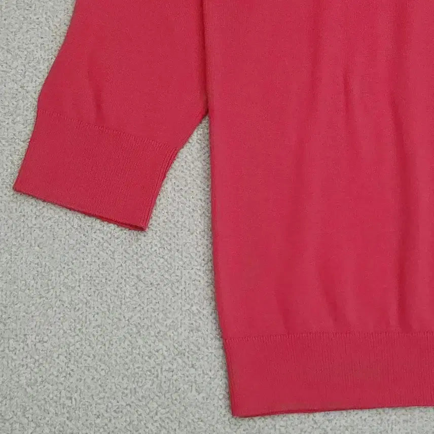 [BUNJANG] Calvin Klein Knit Top / (M)캘빈클라인 여자 7부 니트 핑크 캐주얼 K1W2230