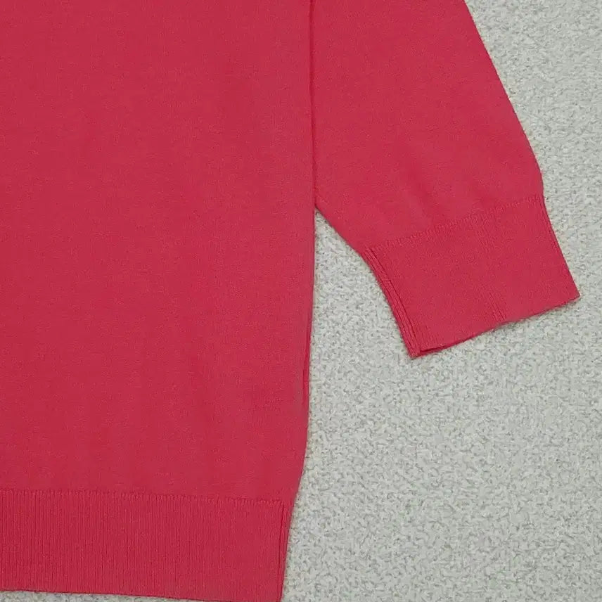 [BUNJANG] Calvin Klein Knit Top / (M)캘빈클라인 여자 7부 니트 핑크 캐주얼 K1W2230