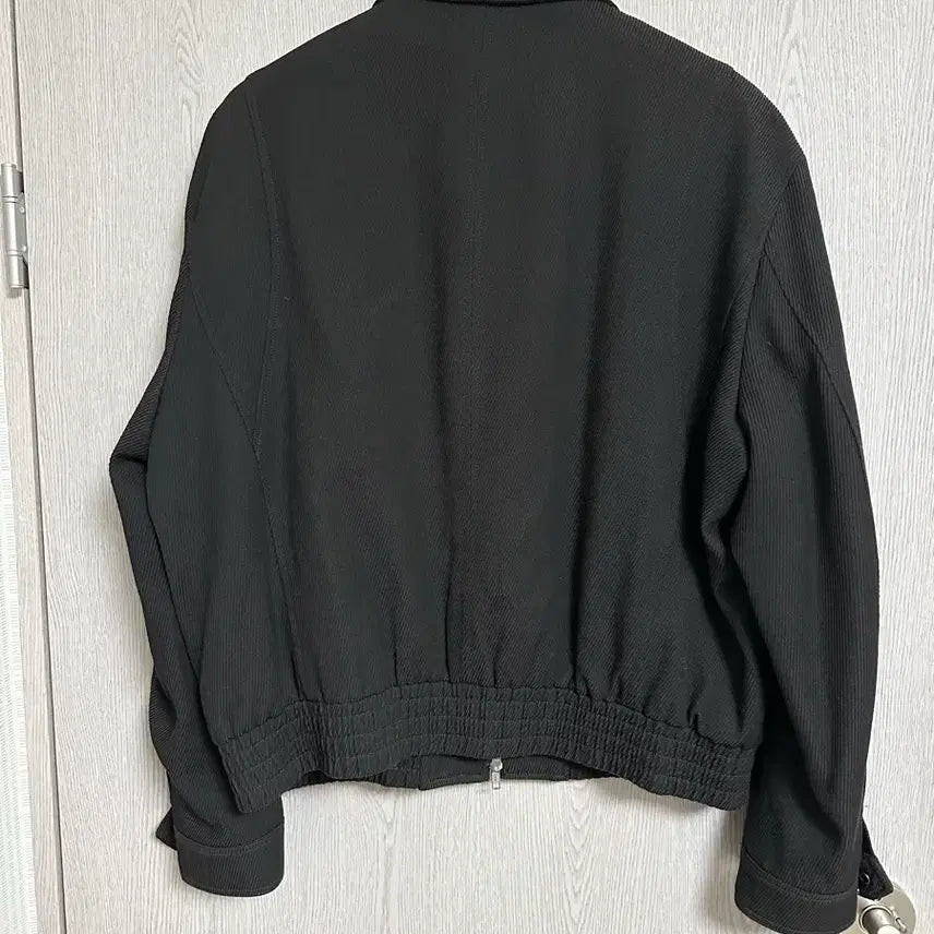 [BUNJANG] Vellie Diagonal Blouson Dark Gray L Size / 벨리에 다이애그널 블루종 다크그레이 L사이즈