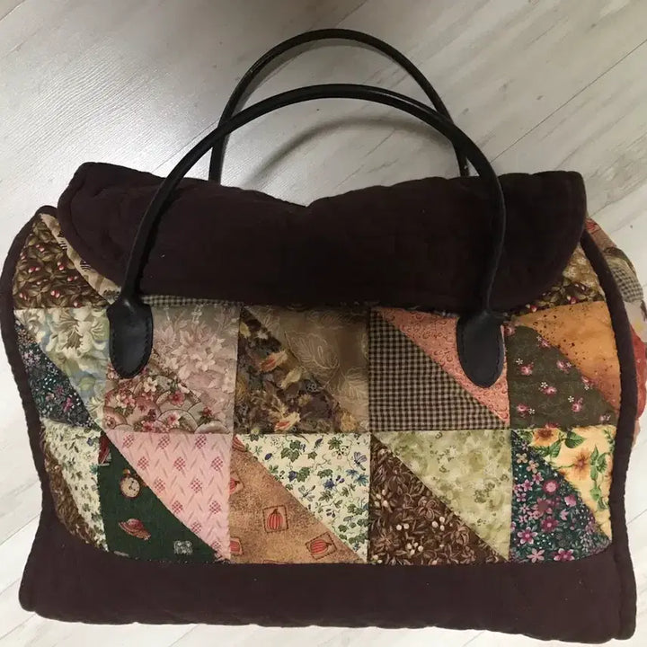 [BUNJANG] Quilted Large Travel Tote Bag / 퀼트 큰가방, 퀼트 빅 여행가방