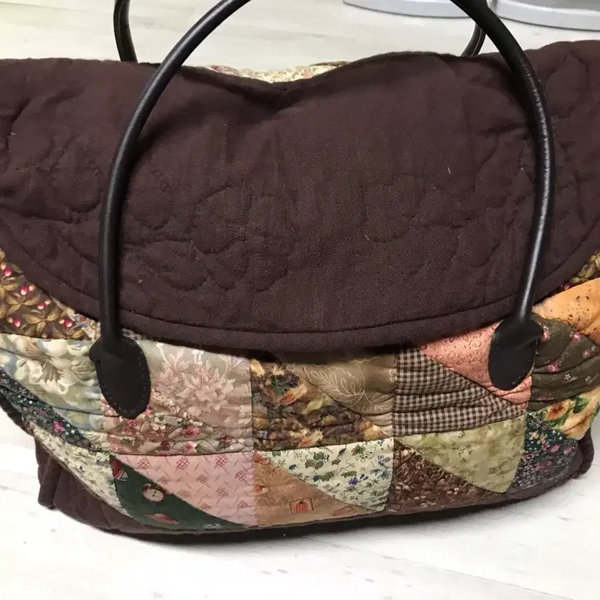 [BUNJANG] Quilted Large Travel Tote Bag / 퀼트 큰가방, 퀼트 빅 여행가방