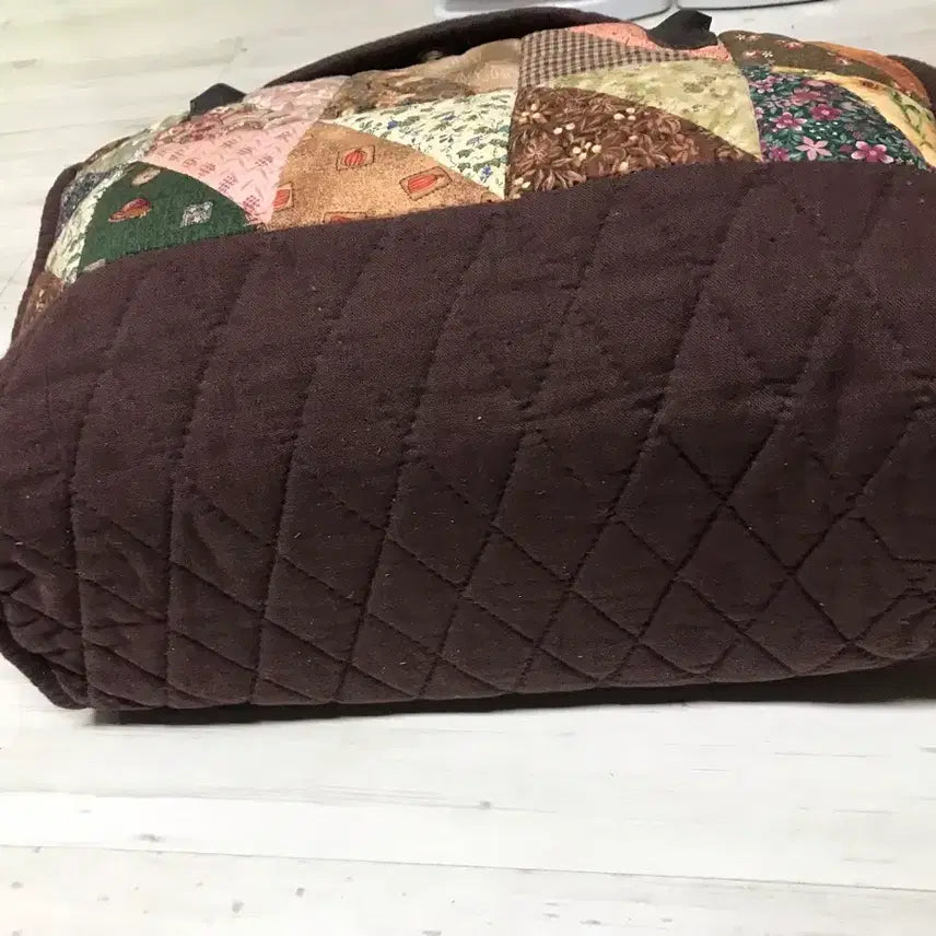 [BUNJANG] Quilted Large Travel Tote Bag / 퀼트 큰가방, 퀼트 빅 여행가방