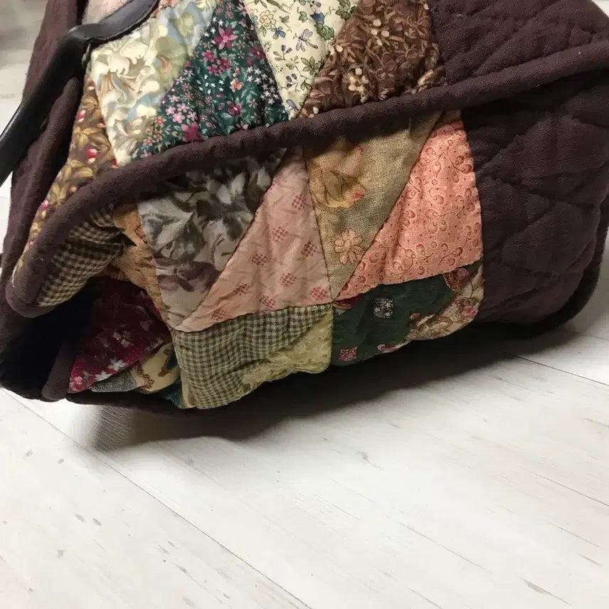 [BUNJANG] Quilted Large Travel Tote Bag / 퀼트 큰가방, 퀼트 빅 여행가방