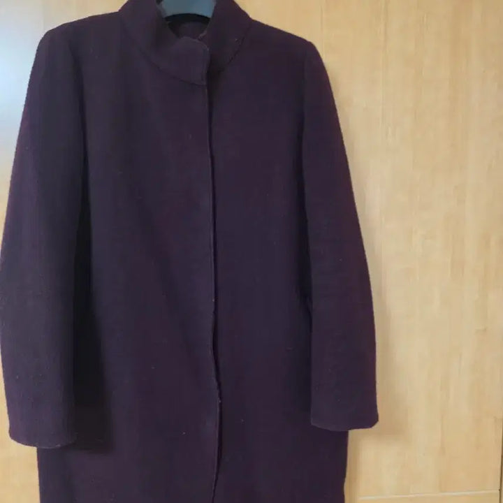 [BUNJANG] She'z Miss Burgundy Half Coat / 쉬즈미스 버건디 하프 코트